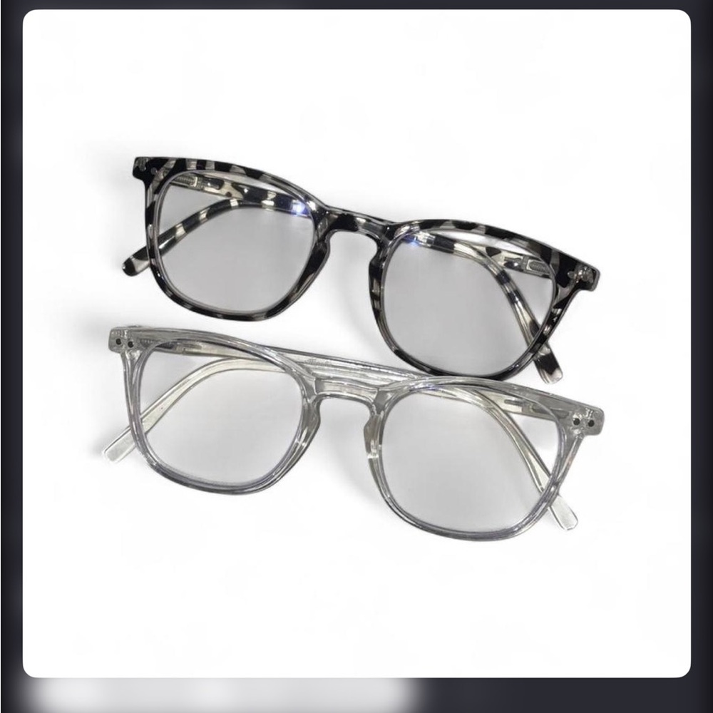 Stylish Blue Light Frames - Clear and Tortoiseshel Glasses
